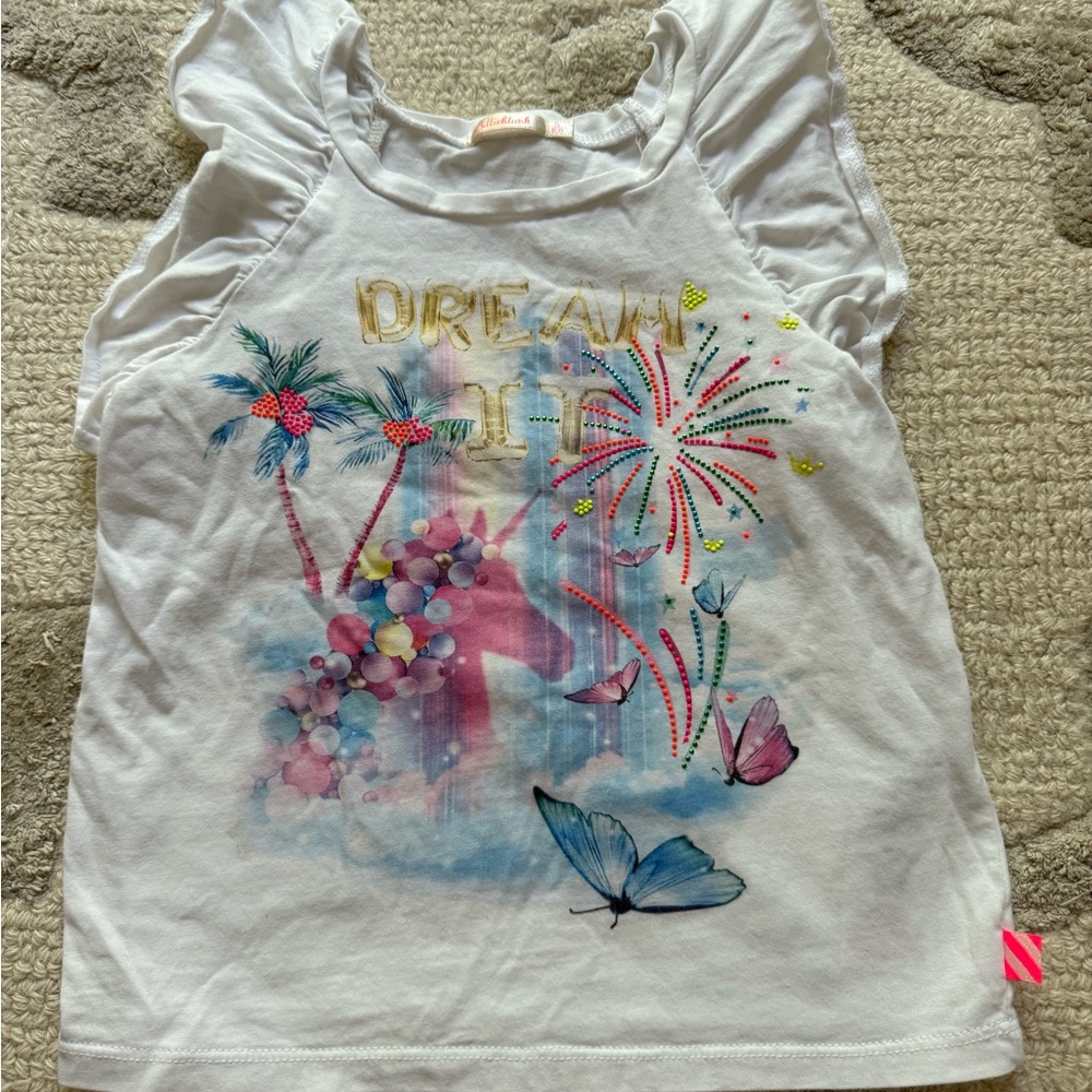 Billieblush Unicorn Dream Tee / Tank Top size 5